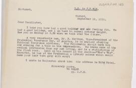 Letter to John Young Walker MacAlister, September 19, 1919