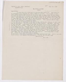 Letter to Mabel Brewster, December 5, 1916