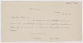 Letter to Margaret E. Charlton, June 28, 1901