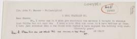 Letter to John H. Musser, 1892