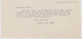 Letter to Mrs. Charles Joseph Singer, 1914