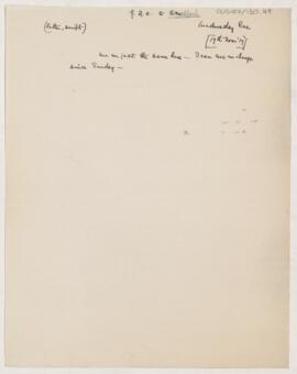 Letter to Thomas Archibald Malloch, November 19, 1919