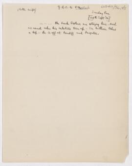 Letter to Thomas Archibald Malloch, September 24, 1916