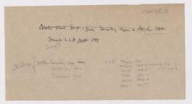 Cushing's notes on honorary degrees