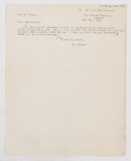 Letter to John Young Walker MacAlister, December 17, 1917