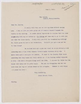 Letter to Henry Barton Jacobs