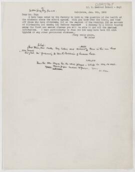 Letter to G.J. Coy, January 5, 1900