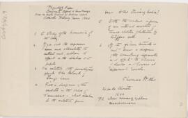Manuscript notes