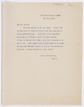 Letter to Henry Barton Jacobs, January 19, 1914