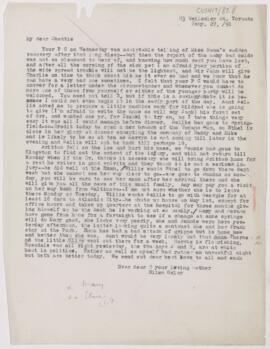 Letter to Charlotte Osler, February 27, 1891