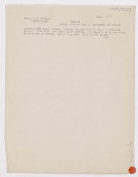 Letter to Harvey Cushing, April 14, 1912