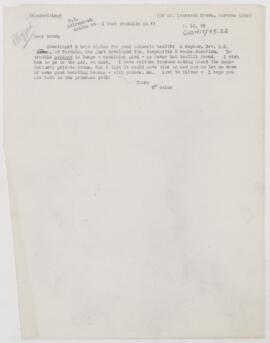 Letter to Lawrason Brown, February 18, 1899