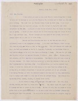 Letter to Henry Barton Jacobs