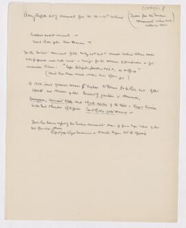 Cushing's notes on Ewelme archives