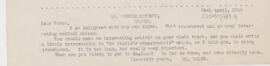 Letter to Henry R. Viets, April 24, 1919