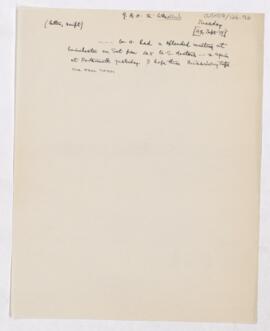 Letter to Thomas Archibald Malloch, September 24, 1918