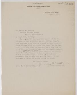 Letter to Harvey Cushing, July 2, 1925