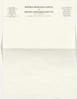 Correspondence from Jean Jefferson Penfield to Wilder Penfield