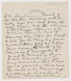 Letter to Harvey Cushing, June 8, 1925