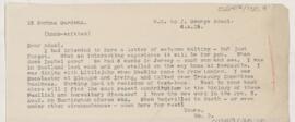 Letter to John George Adami, October 4, 1919