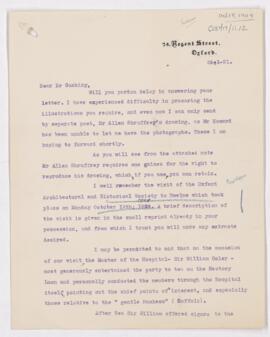 Letter, January 26, 1921