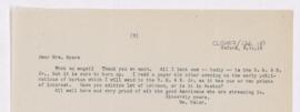 Letter to Grace W. Myers, June 8, 1918