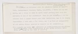 Letter to Arnold Carl Klebs, January 8, 1906