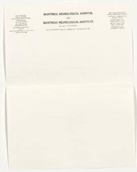 Correspondence from Jean Jefferson Penfield to Wilder Penfield