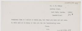 Letter to John H. Musser, July 1901