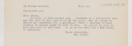 Letter to John George Adami, April 3, 1918