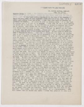 Letter to Mrs. John Revere, June 7, 1911