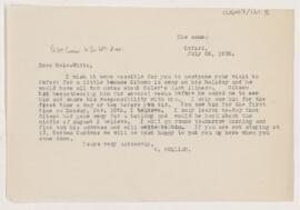 Letter to William Hale-White, July 28, 1920