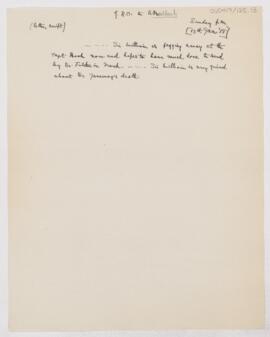 Letter to Thomas Archibald Malloch, January 13, 1918