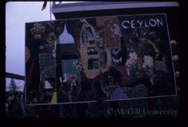Ceylon, Stained Glass Mural