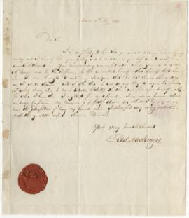 Letter from Roderick Mackenzie to Simon McTavish, 11 May 1800