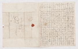 Autograph letters, 1833-1837