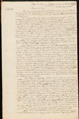 Letters from the Duc de Bassano to Caulaincourt regarding the Prague Congress