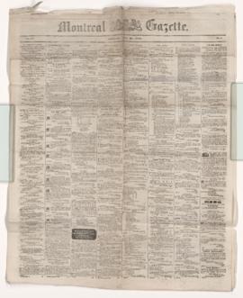 Montreal Gazette, 16 October 1848