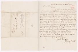 Letter to T. S. Brown from Gabriel Priest