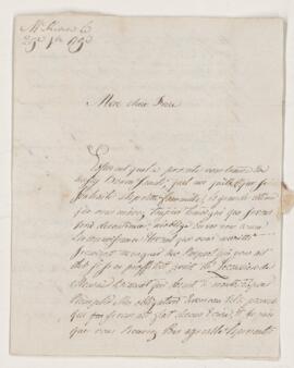 Letter from Charles Lepallieur, 29 September 1790