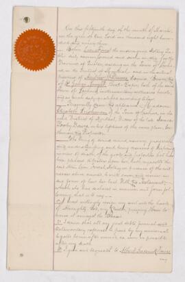 Testament of Mme. E. Leishman