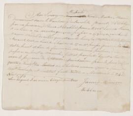 Contract for construction of cider press, 24 November 1795