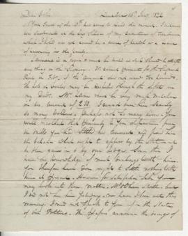 Letter from Roderick Mackenzie to John Mackenzie